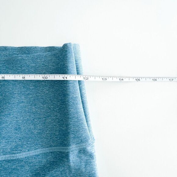 Puma Womens Leggings Cropped Power Shaped Stretch Waist Teal Heather S NWT - Picture 7 of 10